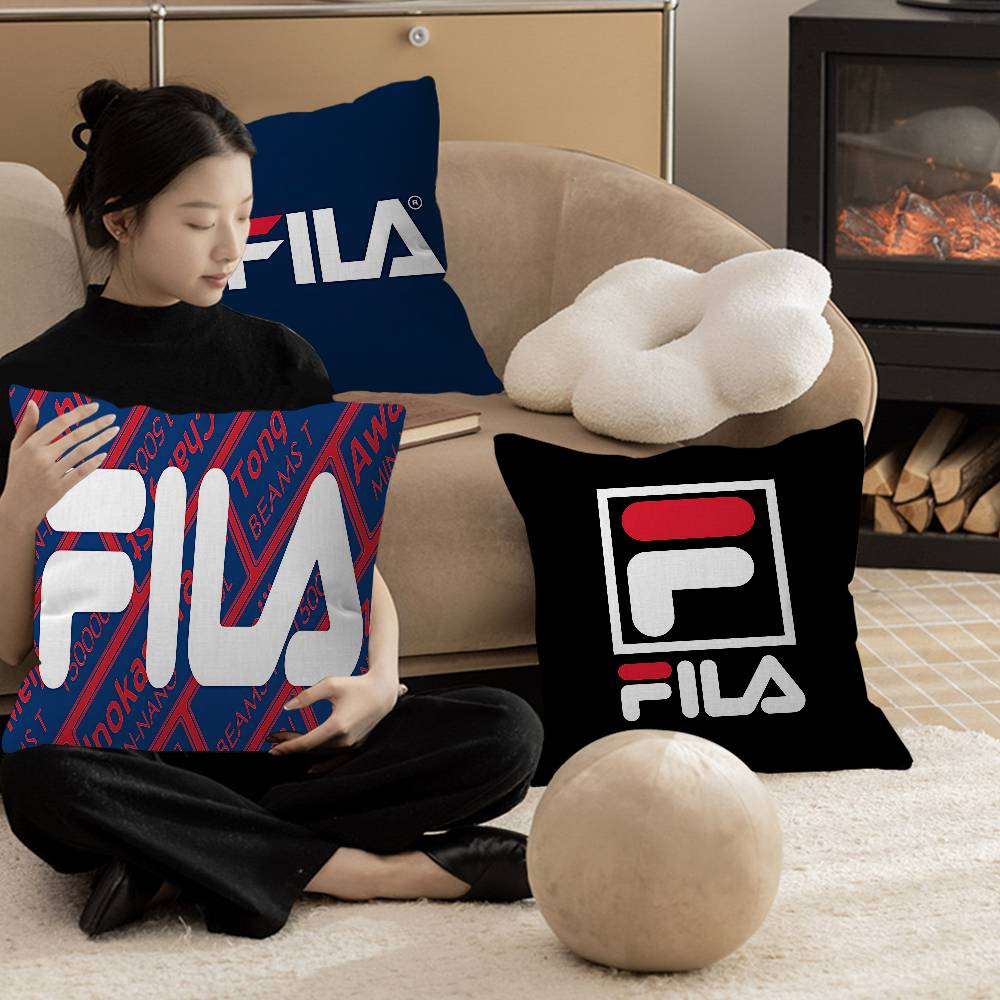 Home Textiles Brands - Fashion Trend Brand F-FILA-A Logo Pillow