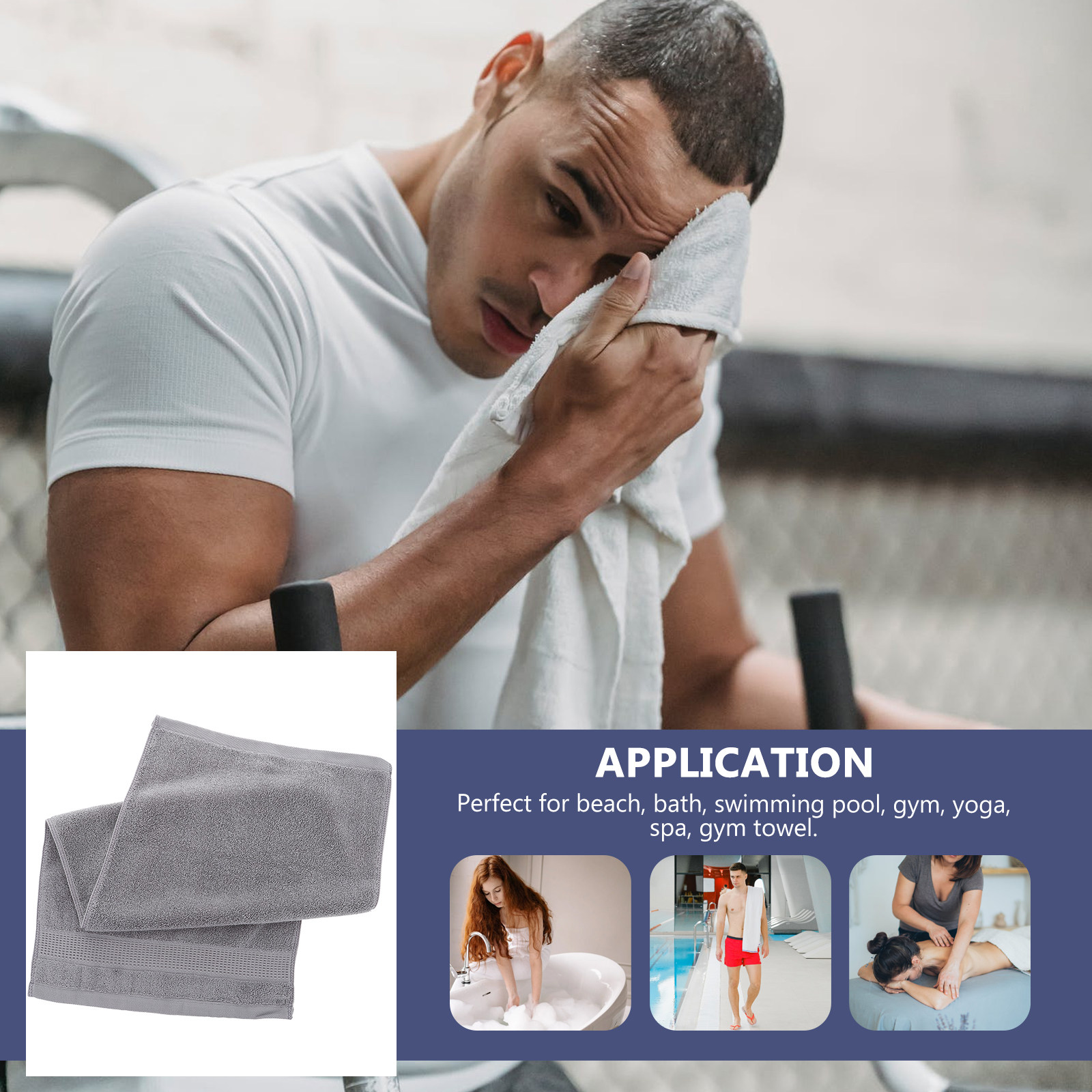 Home Textiles In Pakistan - Ultra Soft Premium Cotton Thickened Bath