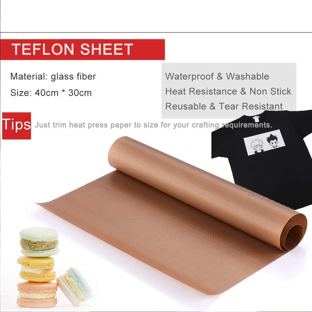 Electric Blanket Heated - Te-flon Sheet for Heat Press, 1