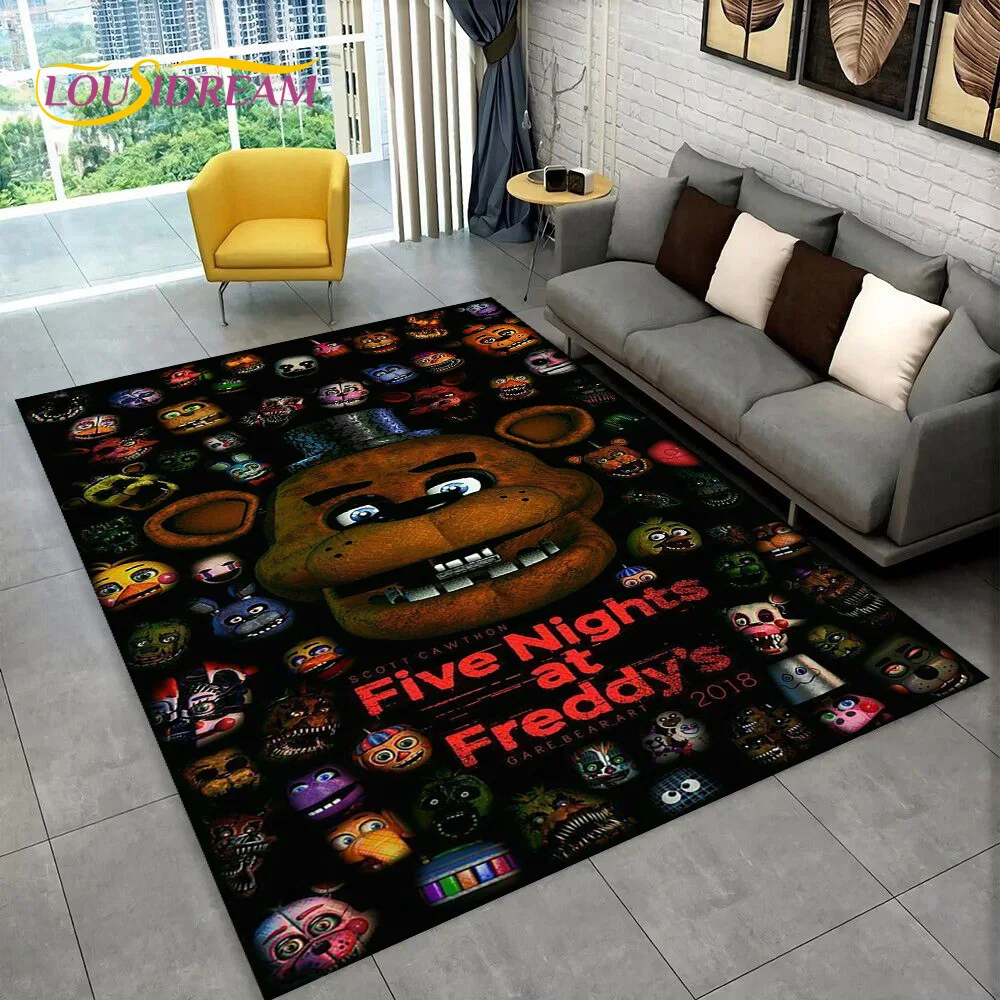 Home Textiles Online - Horror Game FNAF Freddy Movie Carpet