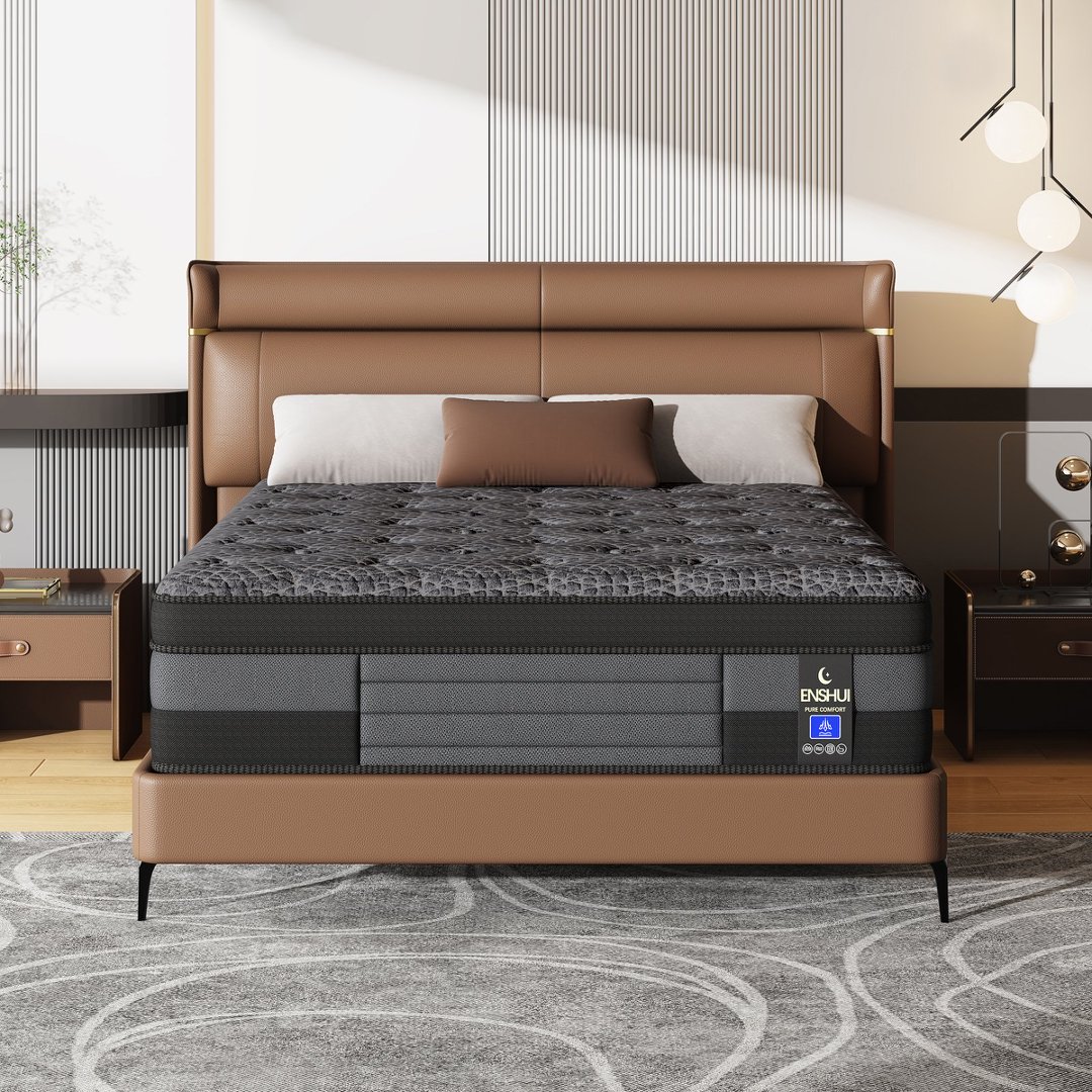 Mattress Pad Topper - 12/14inch Memory Foam Mattress Twin Full