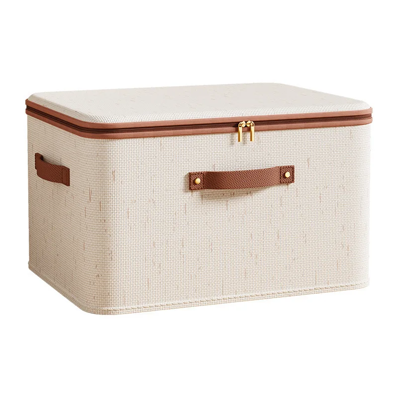 Linum Home Textiles - Home wardrobe storage box cotton and