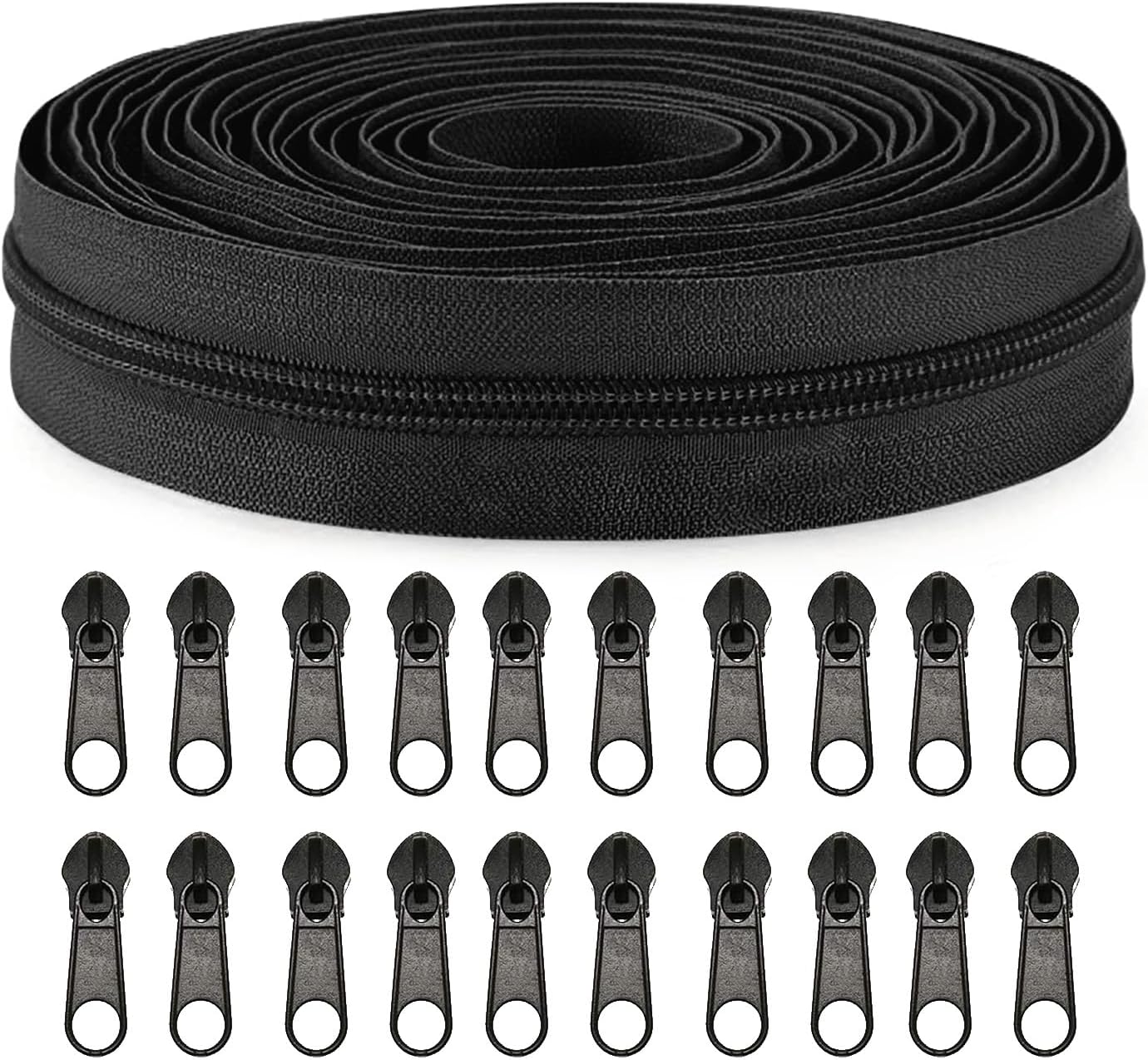 Nylon Coil Zippers by The Yard - Home Textiles Images avis et prix