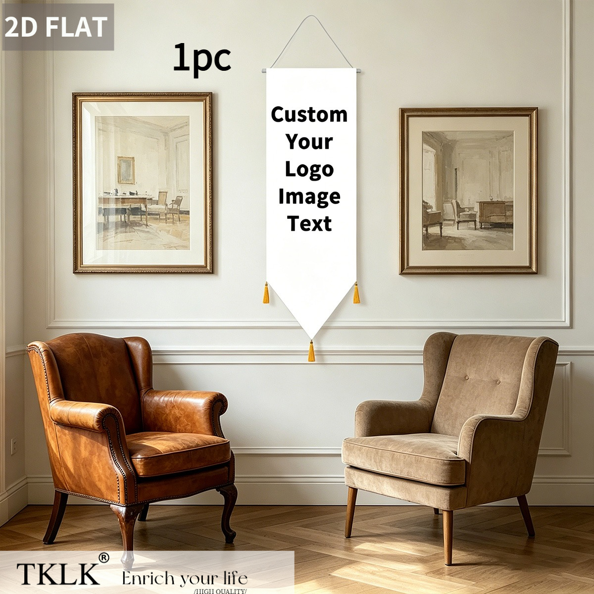 2D FLAT 1pc Custom Durable Pol - Home Textiles Images avis et prix