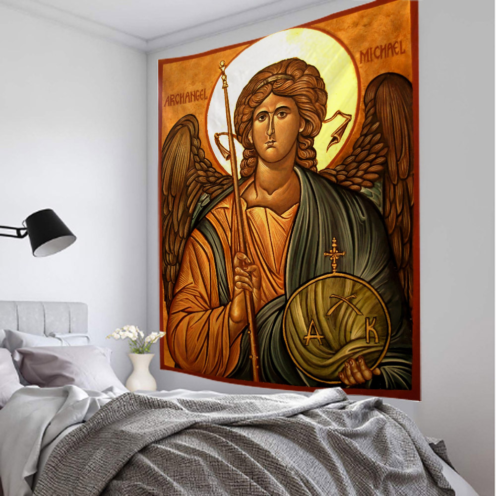 Virgin Mary tapestry, Christ J - Linum Home Textiles avis et prix