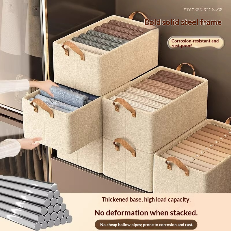 Foldable Fabric Storage Box fo - Linum Home Textiles avis et prix