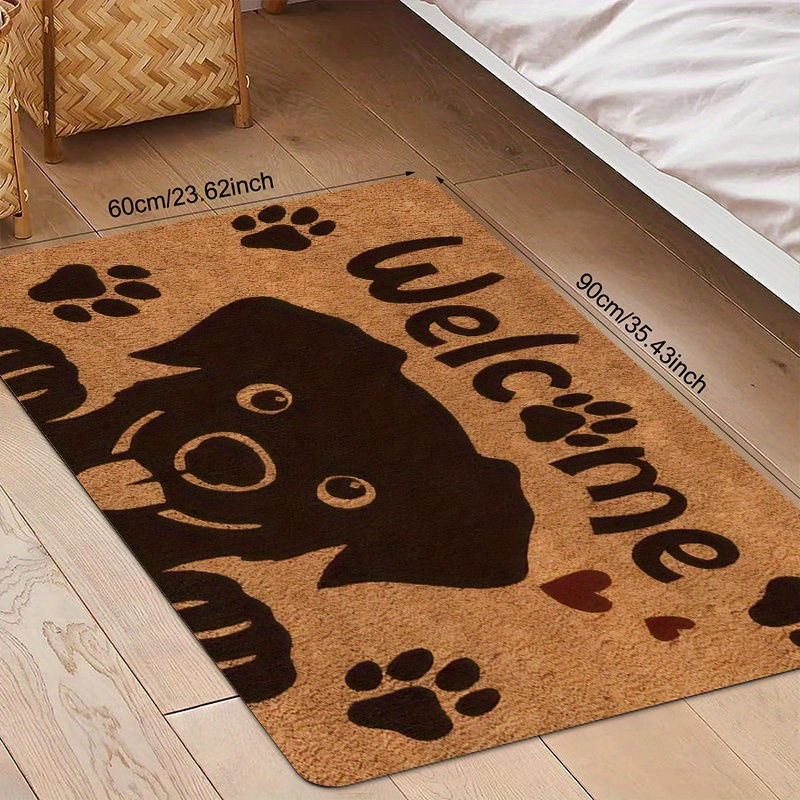 Doormat Floor Mat Set Cute Pup - Home Textiles Images avis et prix