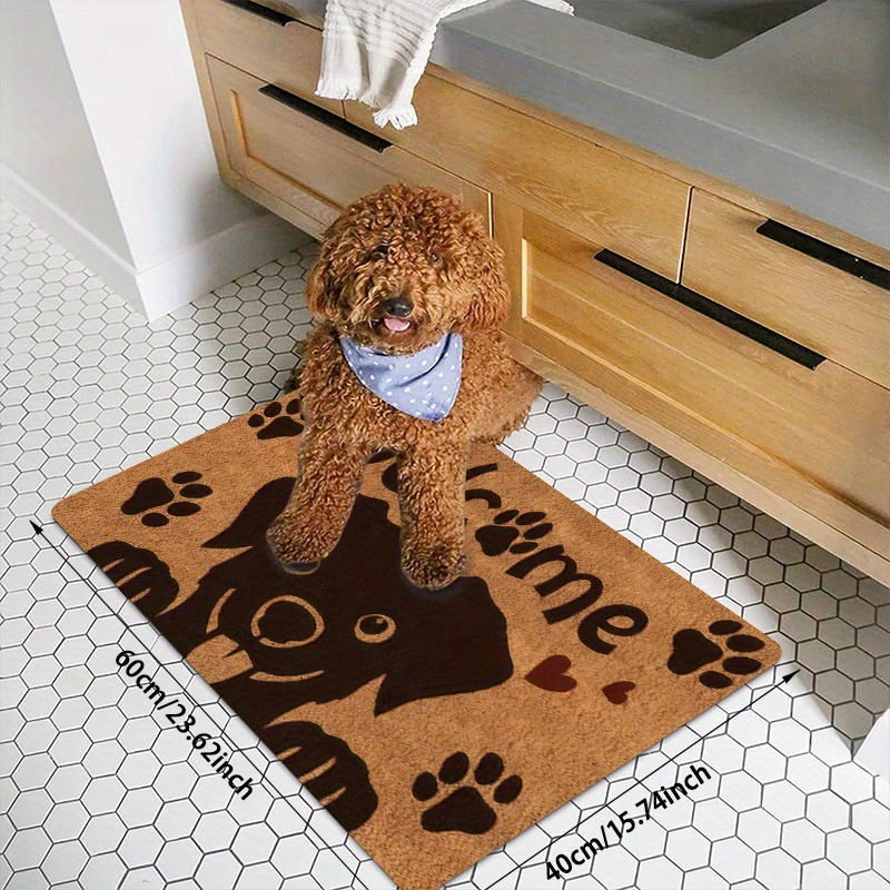 Doormat Floor Mat Set Cute Pup - Home Textiles Images avis et prix