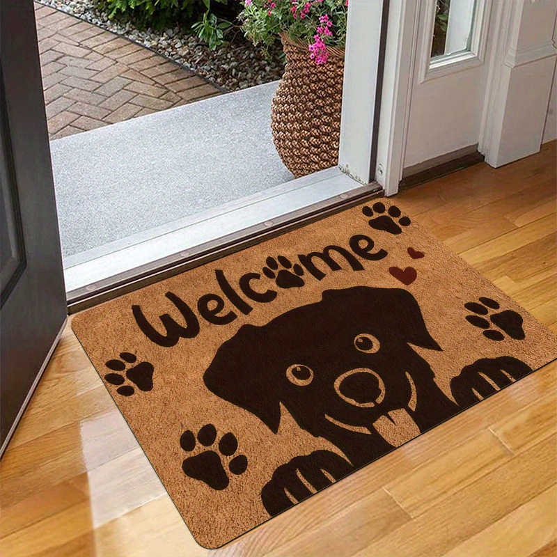 Doormat Floor Mat Set Cute Pup - Home Textiles Images avis et prix