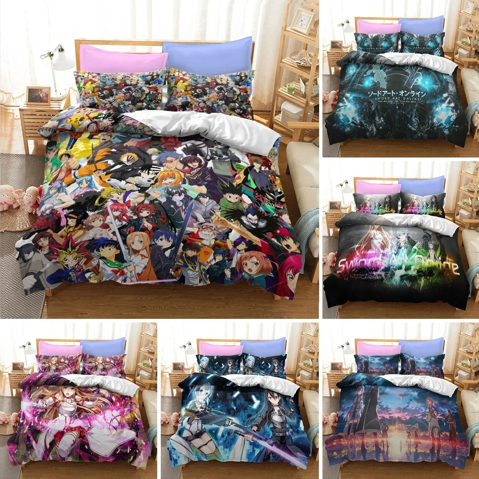 Anime Sword Art Online Bedding - Home Textiles Online avis et prix
