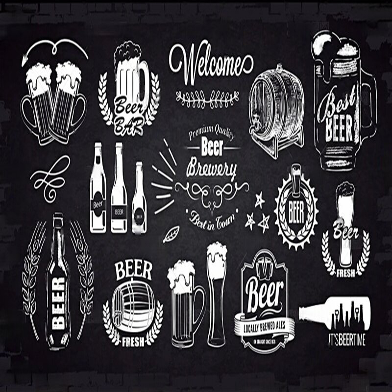 Simple hand-painted beer perso - Home Textiles Images avis et prix
