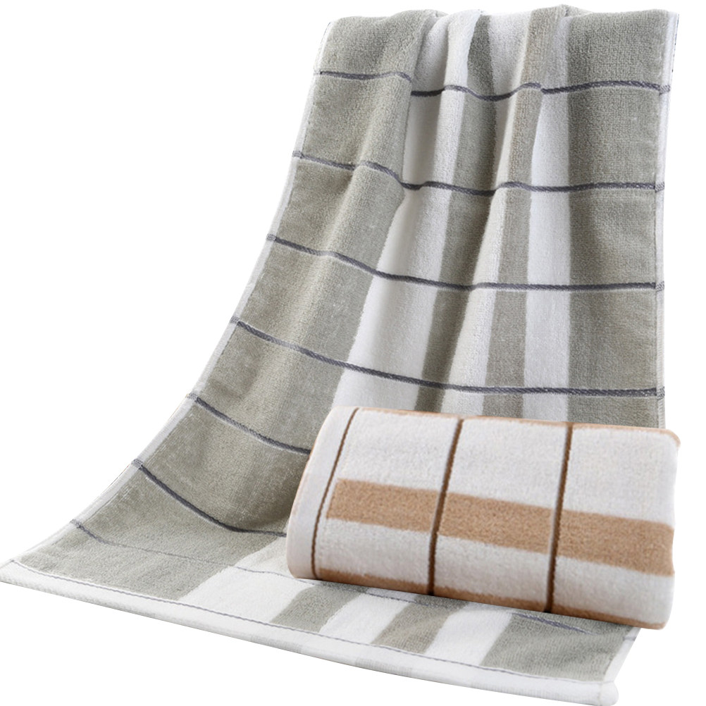2Pcs Long Striped Cotton Hand  - Home Textiles In Pakistan avis et prix