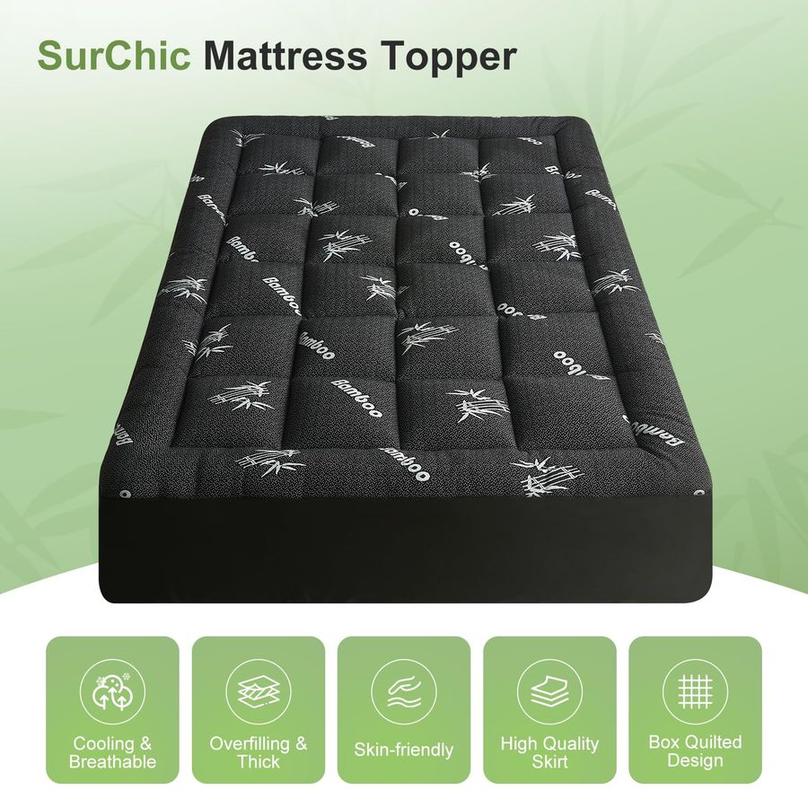 Queen Size Mattress Topper Vis - Mattress Pad Topper avis et prix