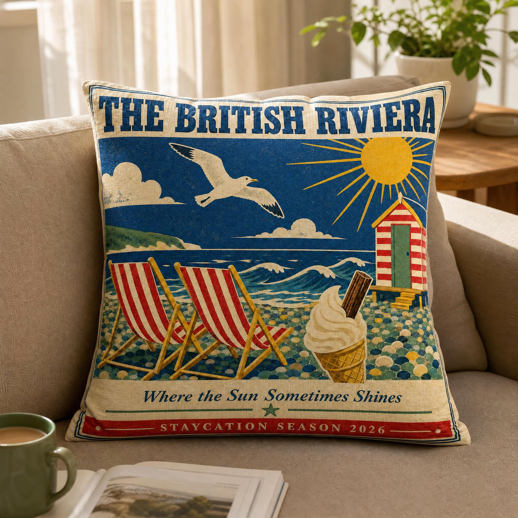 British Seaside Pillow Cover、V - Home Textiles Uk avis et prix