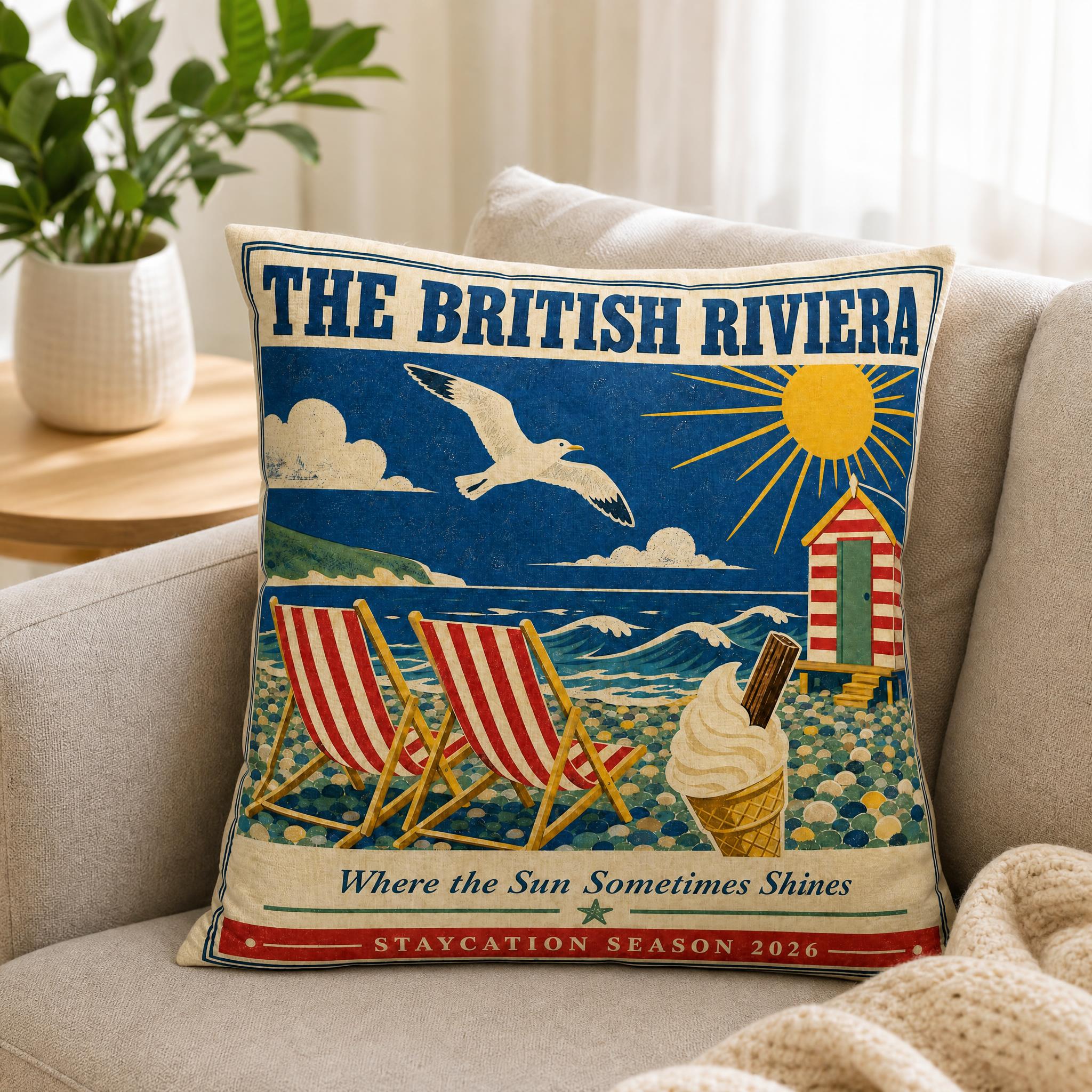 British Seaside Pillow Cover、V - Home Textiles Uk avis et prix