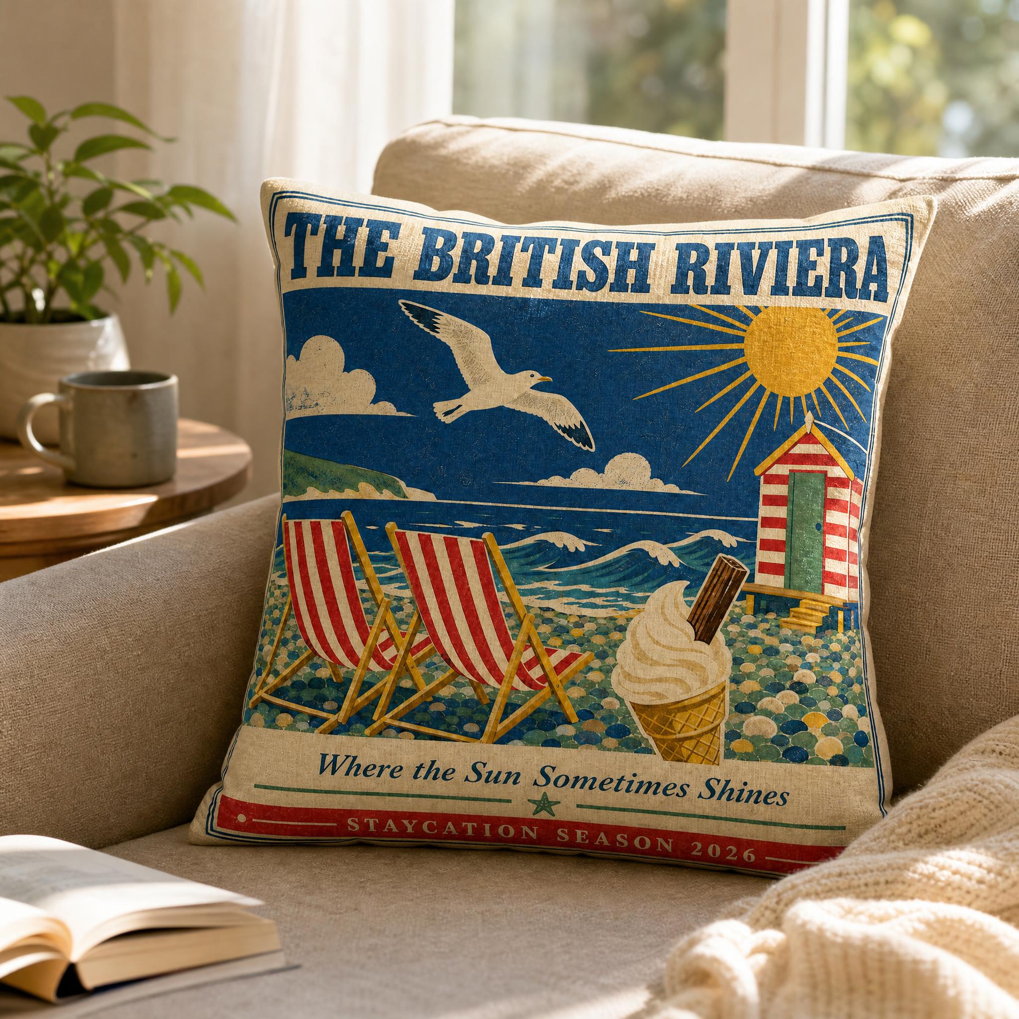 British Seaside Pillow Cover、V - Home Textiles Uk avis et prix