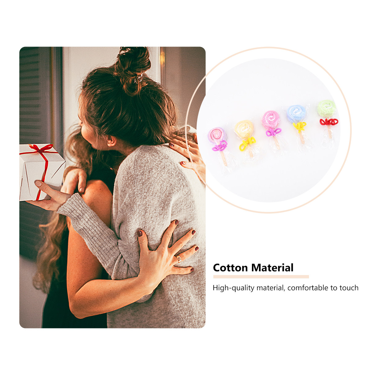 5Pcs Lollipop-Shaped Creative  - Home Textiles In Pakistan avis et prix