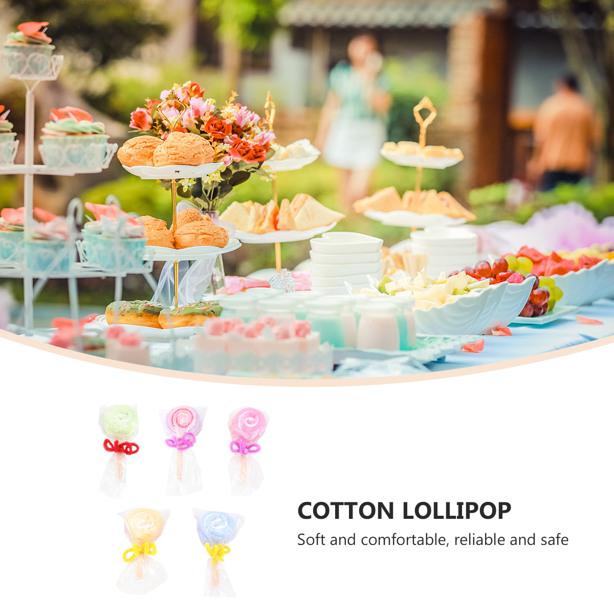 5Pcs Lollipop-Shaped Creative  - Home Textiles In Pakistan avis et prix