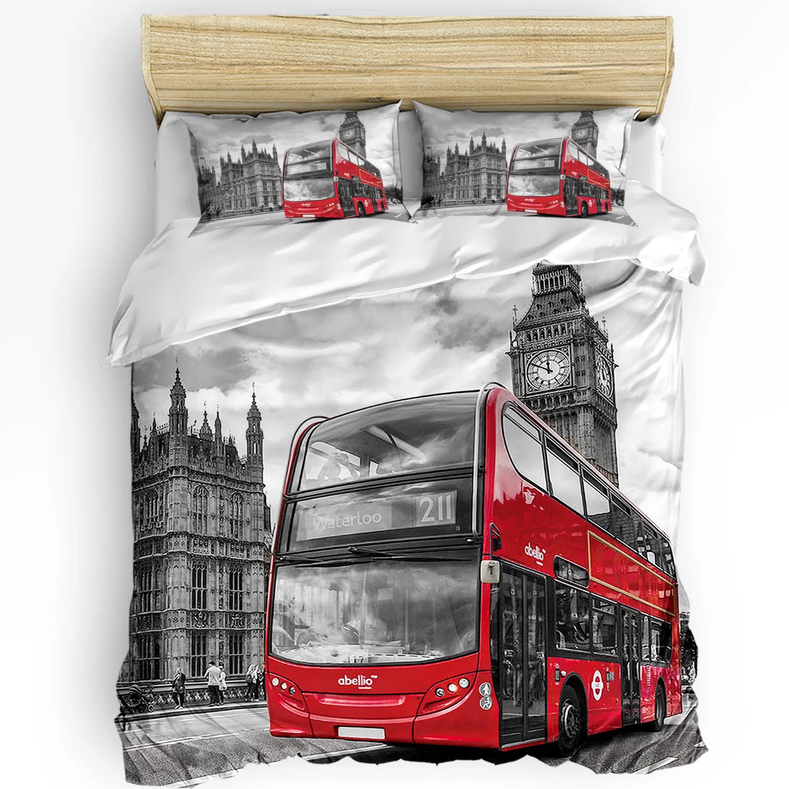 London Street Red Bus Big Ben  - Home Textiles London avis et prix