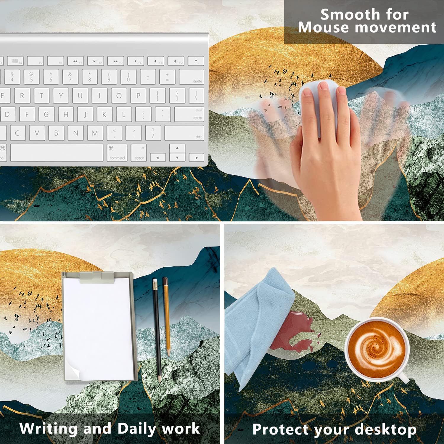 1pc Custom Photo Mouse Pad - P - Home Textiles Images avis et prix