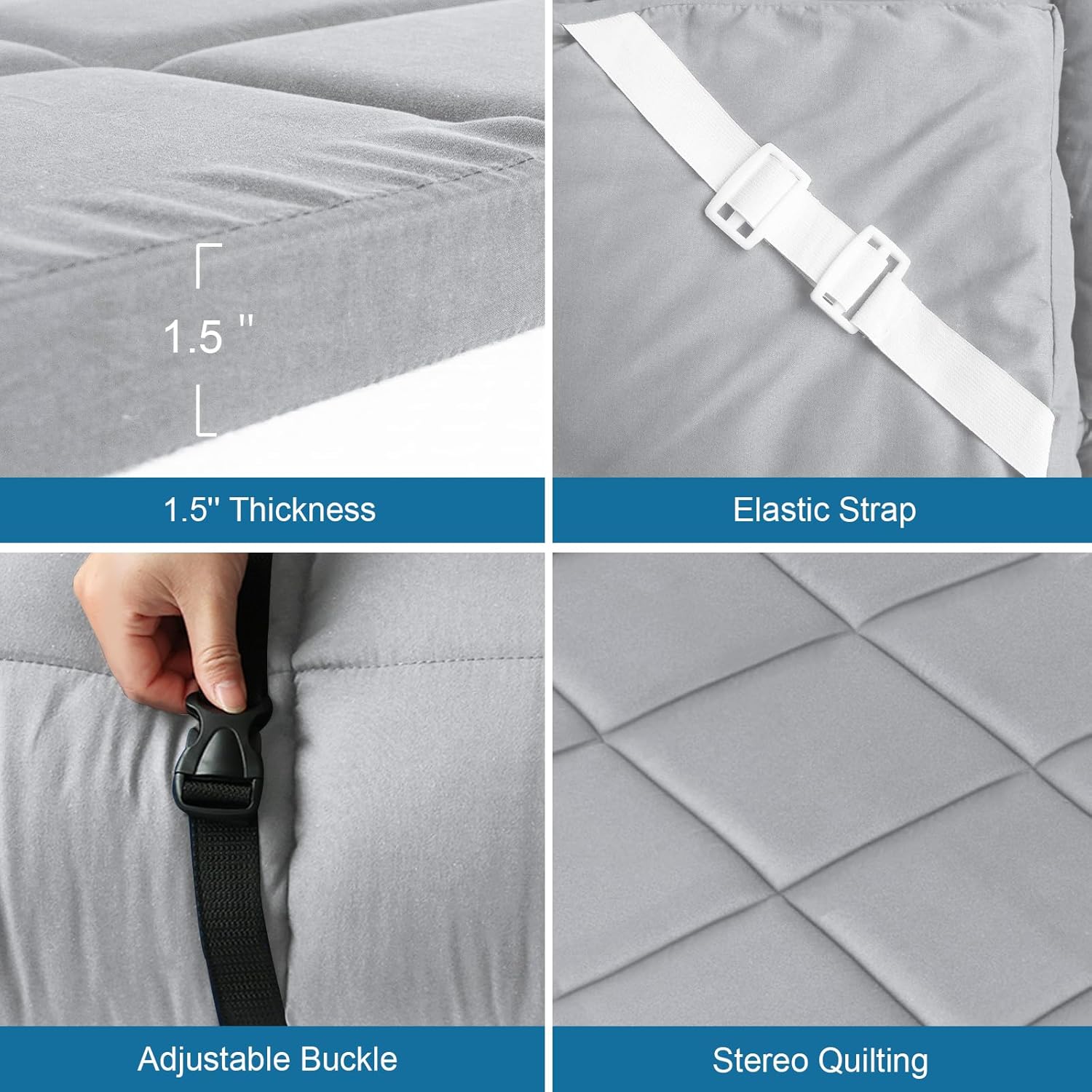 Cot Mattress Topper 2 Inch Thi - Mattress Pad Topper avis et prix