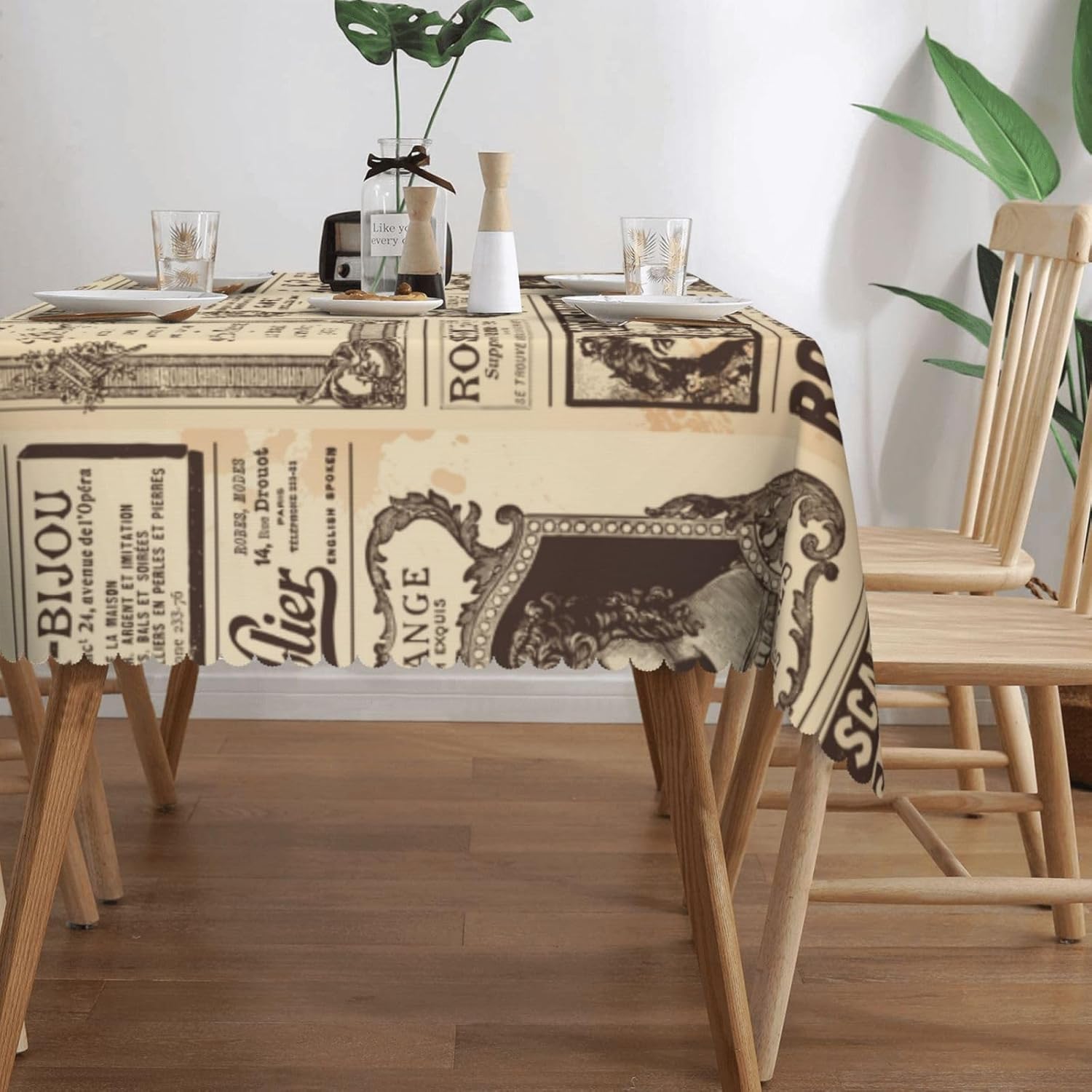 Vintage Paris France Newspaper - Home Textiles News avis et prix
