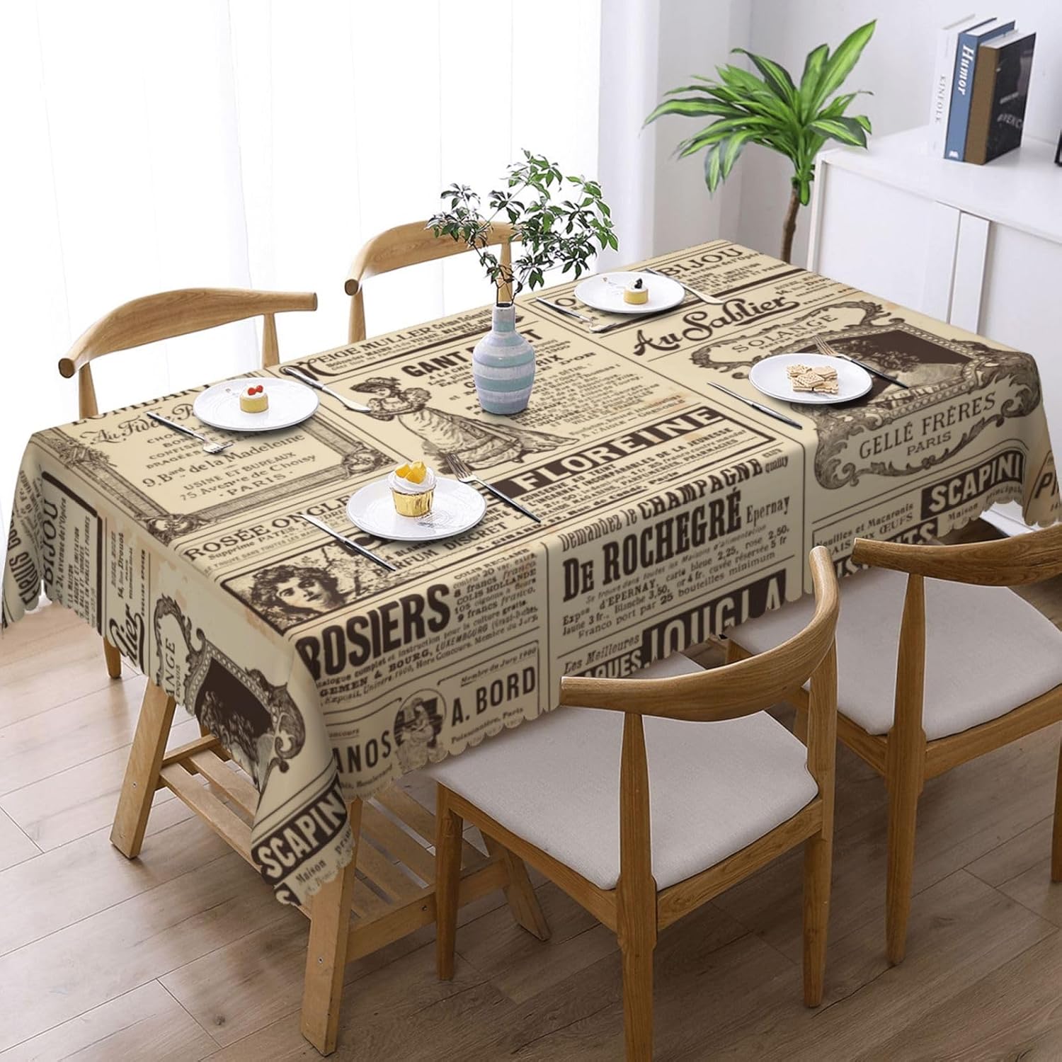 Vintage Paris France Newspaper - Home Textiles News avis et prix