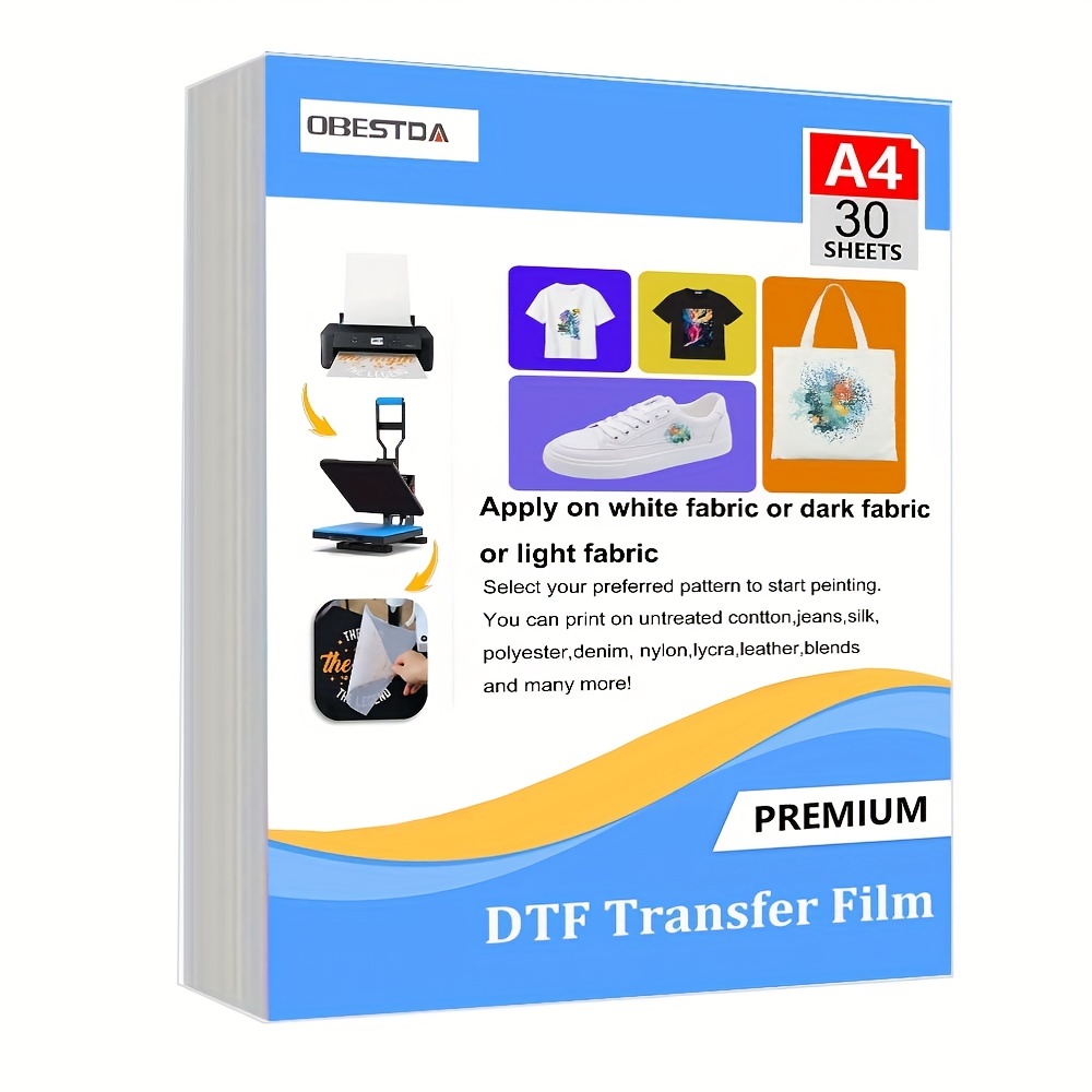 A4 30 Pcs DTF Transfer Film PE - Electric Blanket Heated avis et prix