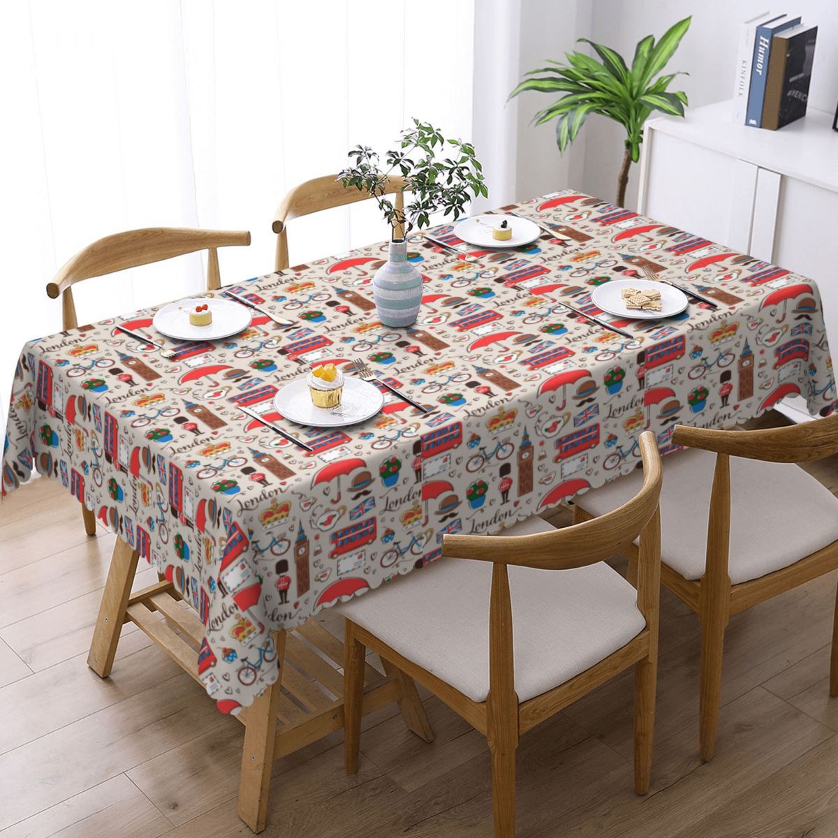 London Pattern Rectangular Tab - Home Textiles Uk avis et prix
