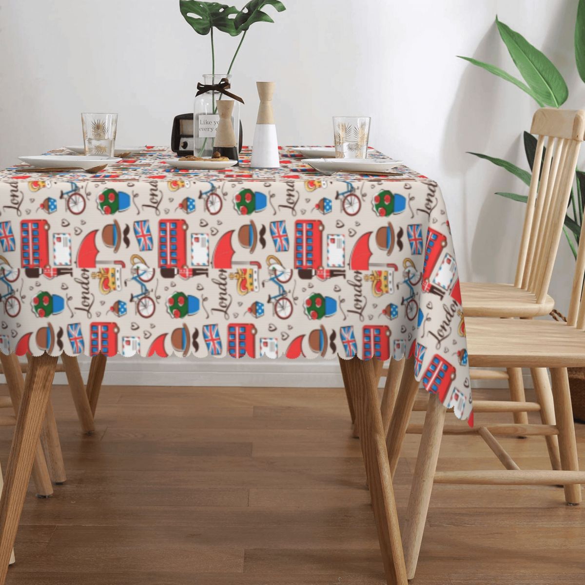 London Pattern Rectangular Tab - Home Textiles Uk avis et prix
