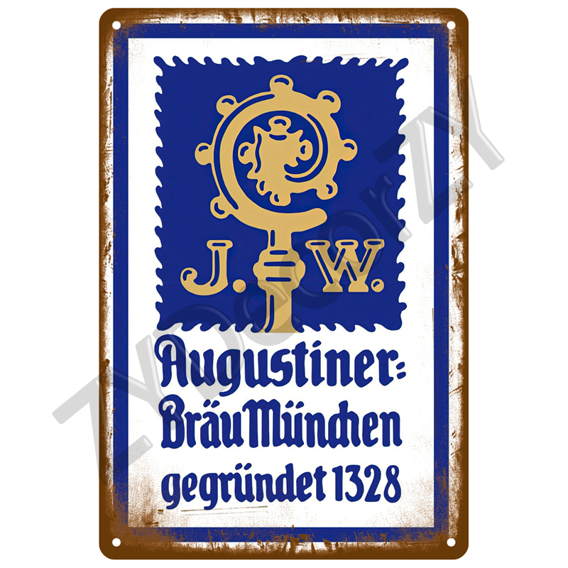 Beer Tin Sign Retro Wall Plaqu - Home Textiles Brands avis et prix