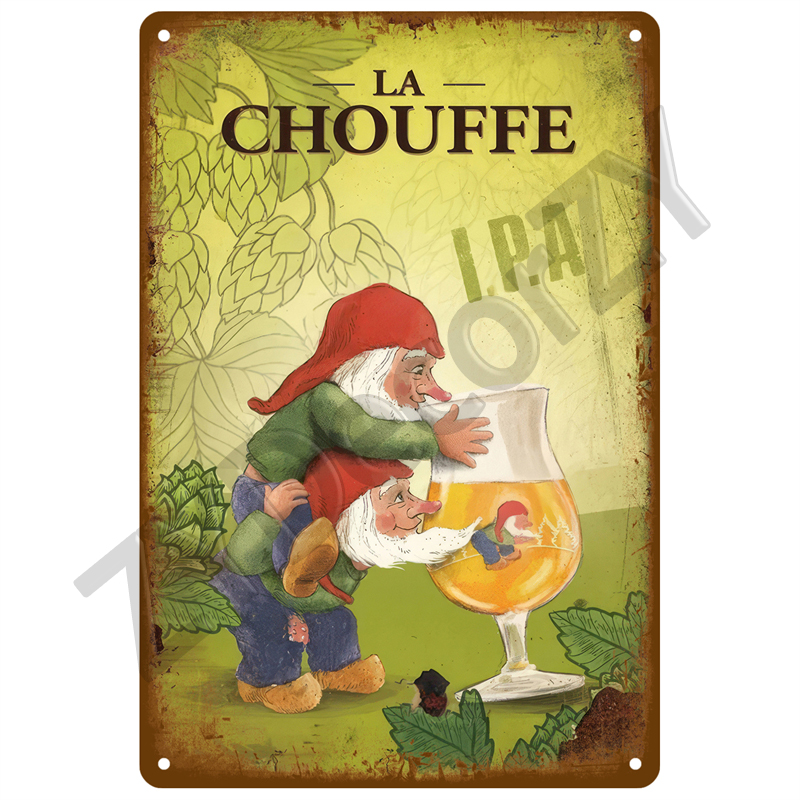 Beer Tin Sign Retro Wall Plaqu - Home Textiles Brands avis et prix