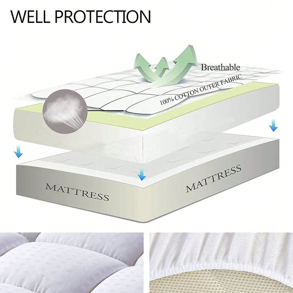 Full Size Mattress Pad Pillow  - Mattress Pad Topper avis et prix