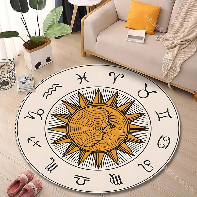 1PC Zodiac signs around sun im - Home Textiles Images avis et prix