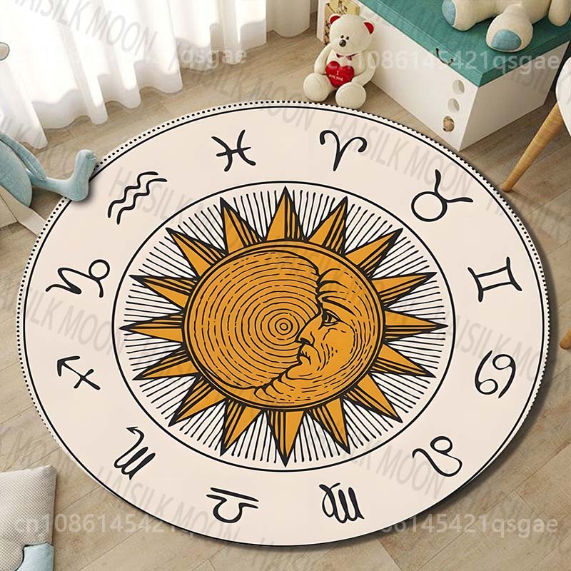 1PC Zodiac signs around sun im - Home Textiles Images avis et prix