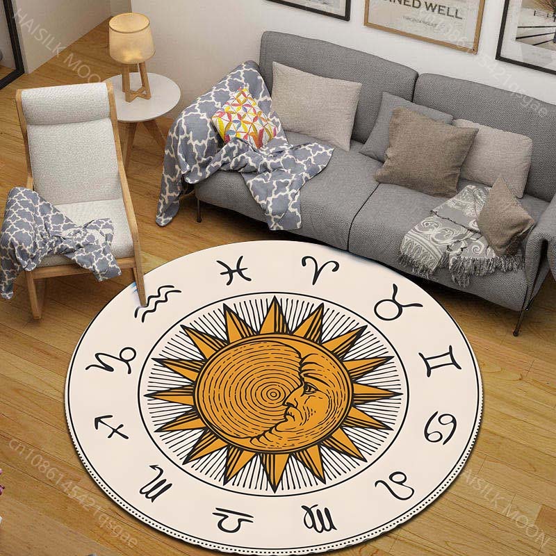 1PC Zodiac signs around sun im - Home Textiles Images avis et prix