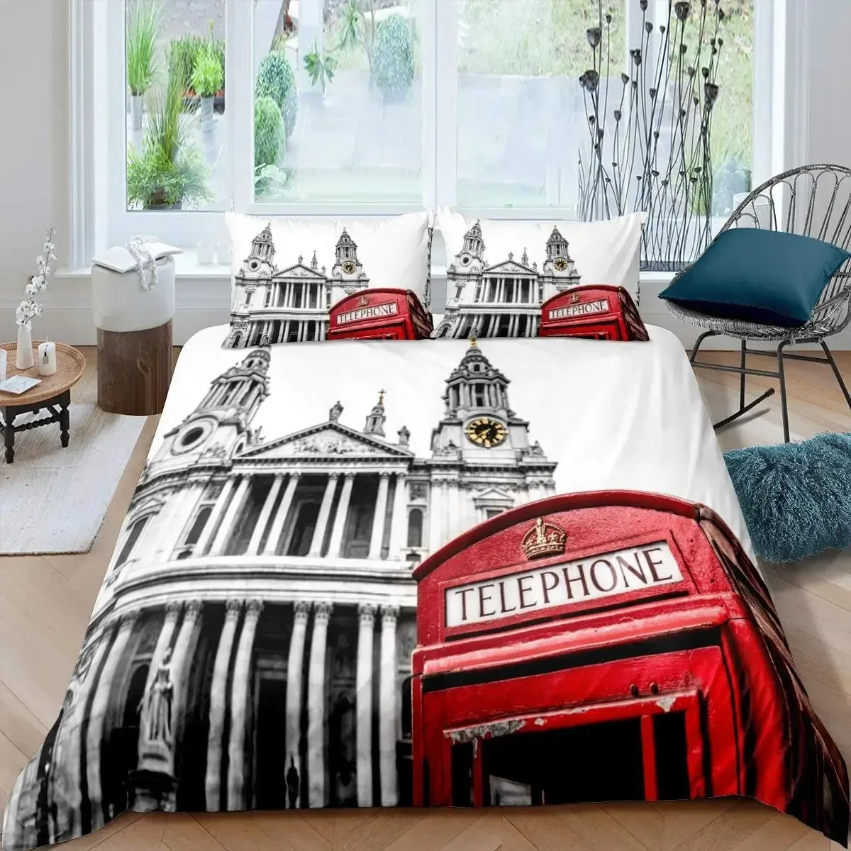 London Telephone Booth The Big - Home Textiles London avis et prix