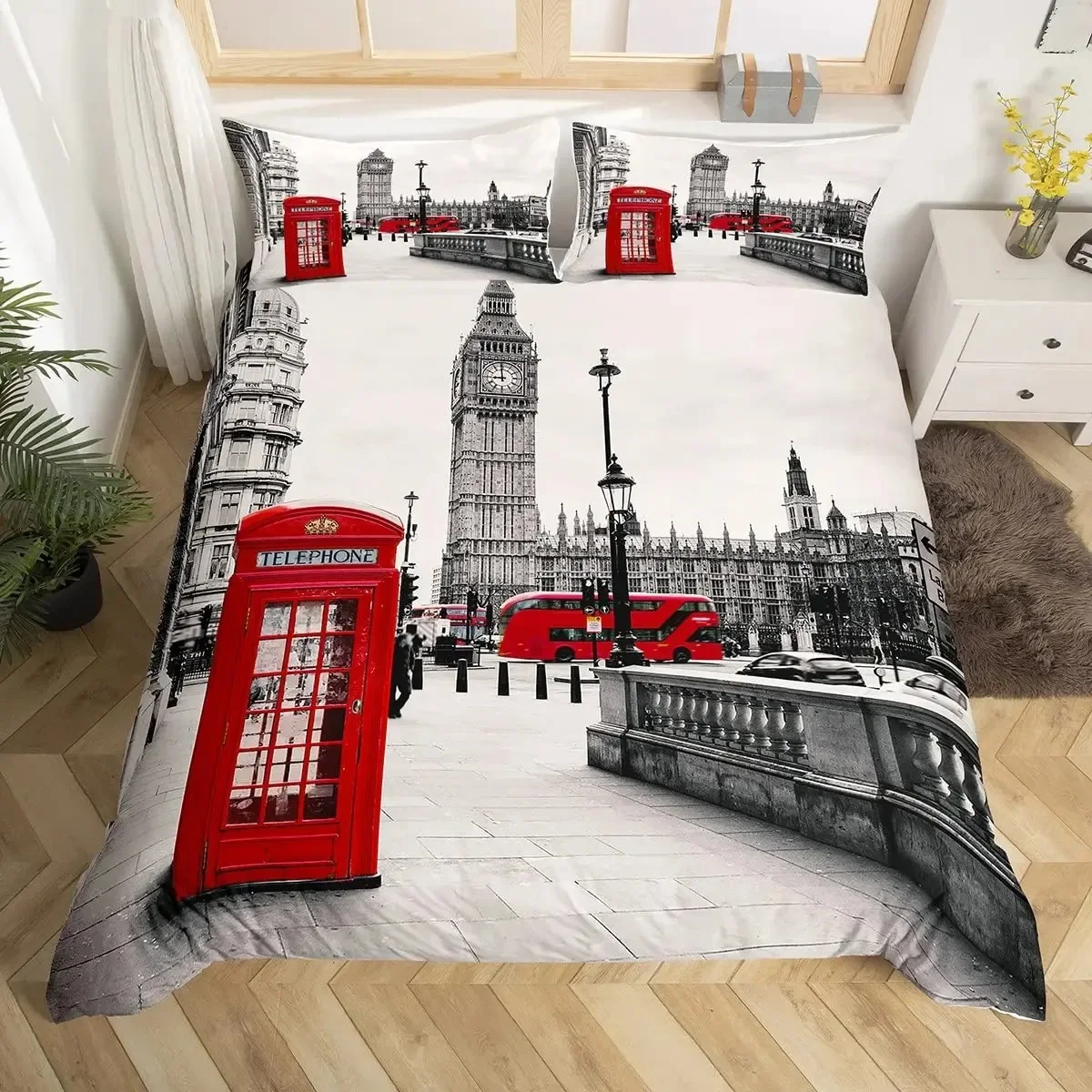 London Telephone Booth The Big - Home Textiles London avis et prix
