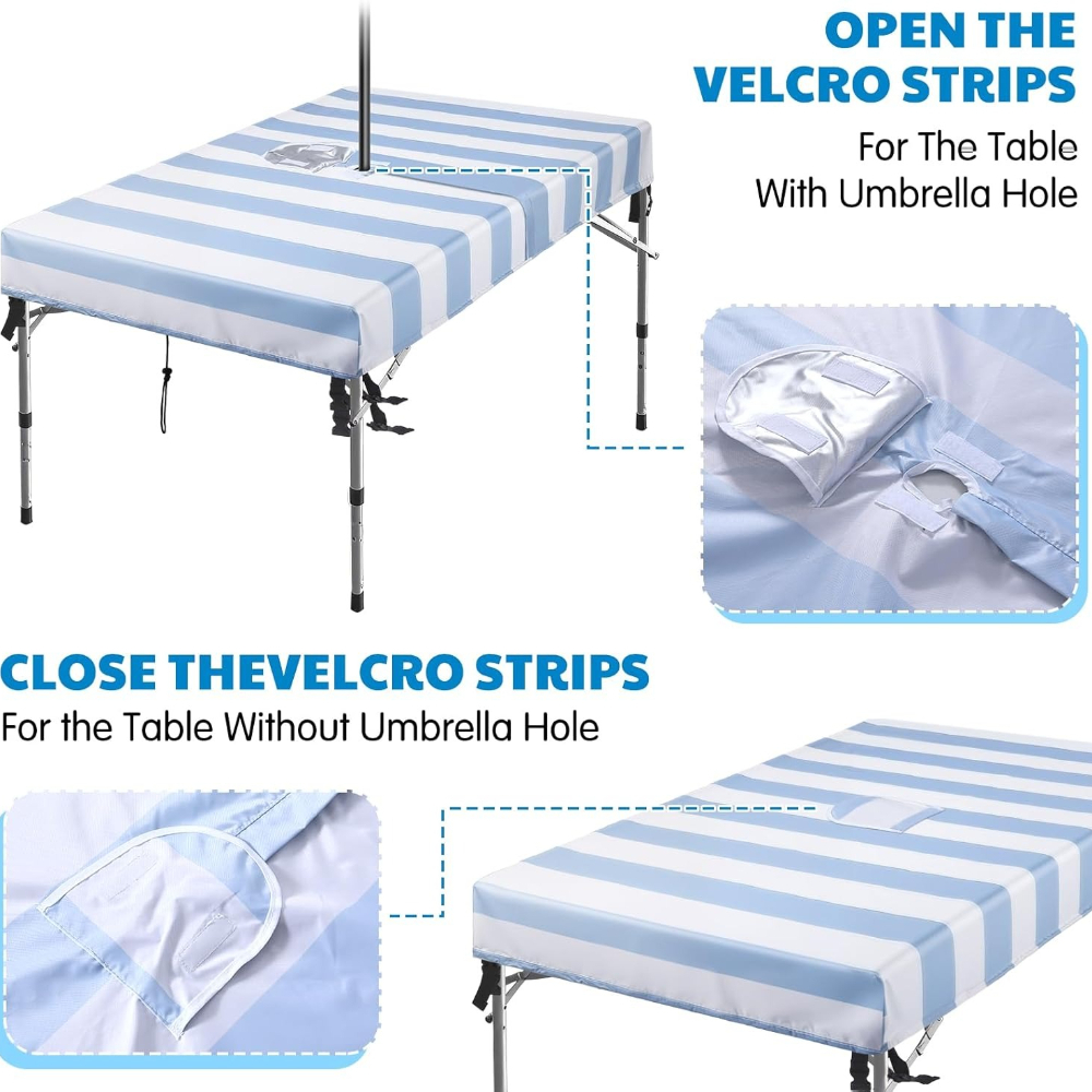 Outdoor Tablecloth with Umbrel - Home Textiles News avis et prix