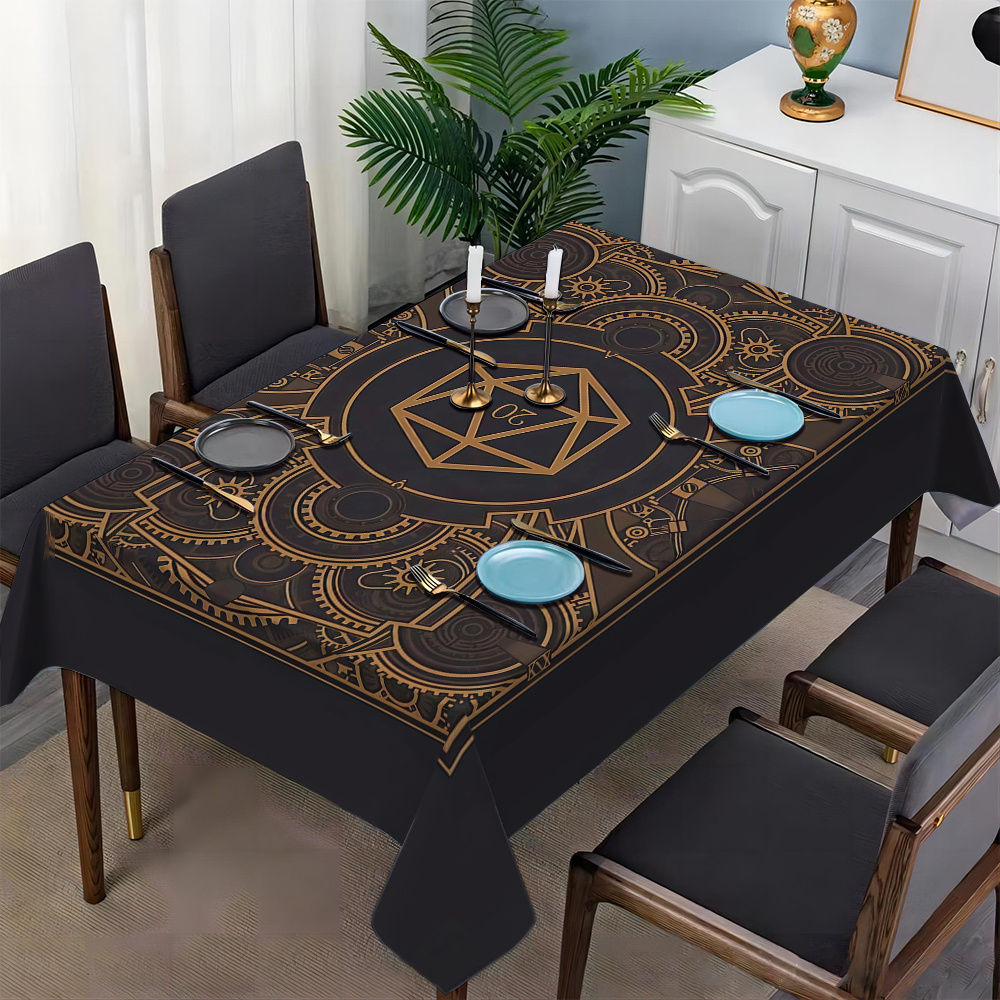 Steampunk Black Golden Gear Pa - Home Textiles Products avis et prix