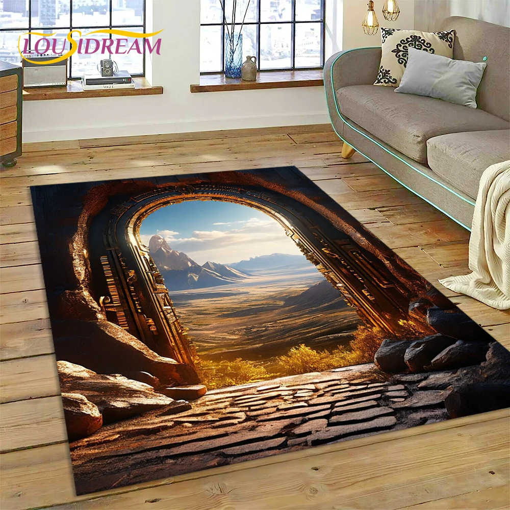 Illusion God's Temple Door Gat - Home Textiles Online avis et prix
