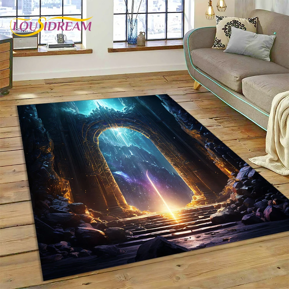Illusion God's Temple Door Gat - Home Textiles Online avis et prix