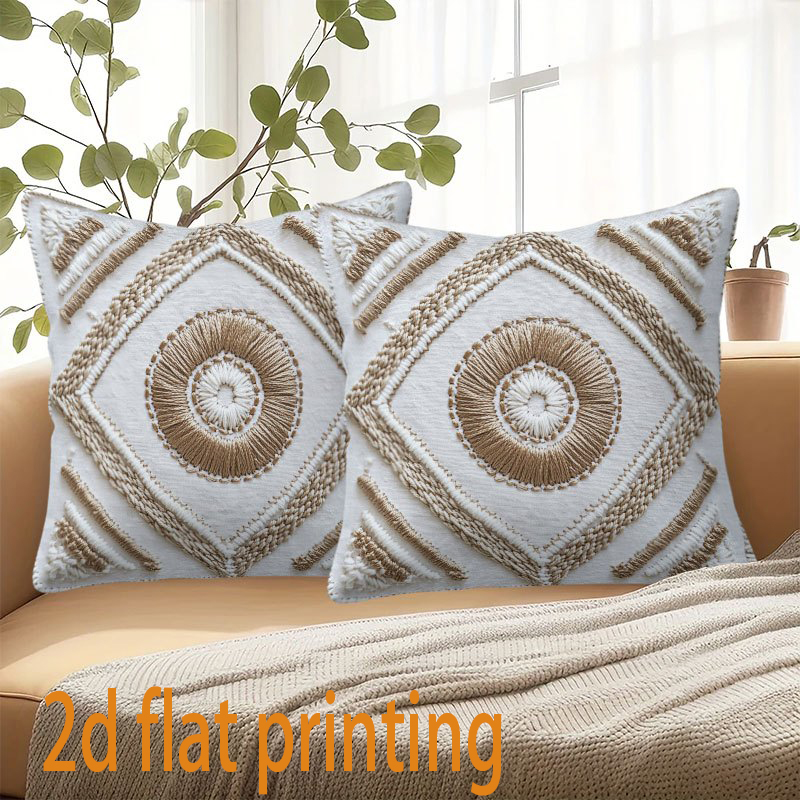 Short plush material pillowcas - Home Textiles Online avis et prix
