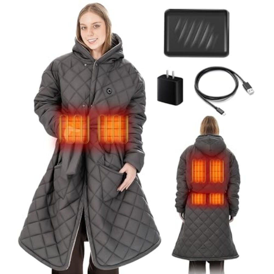 Portable Heated Battery Blanke - Electric Blanket Heated avis et prix