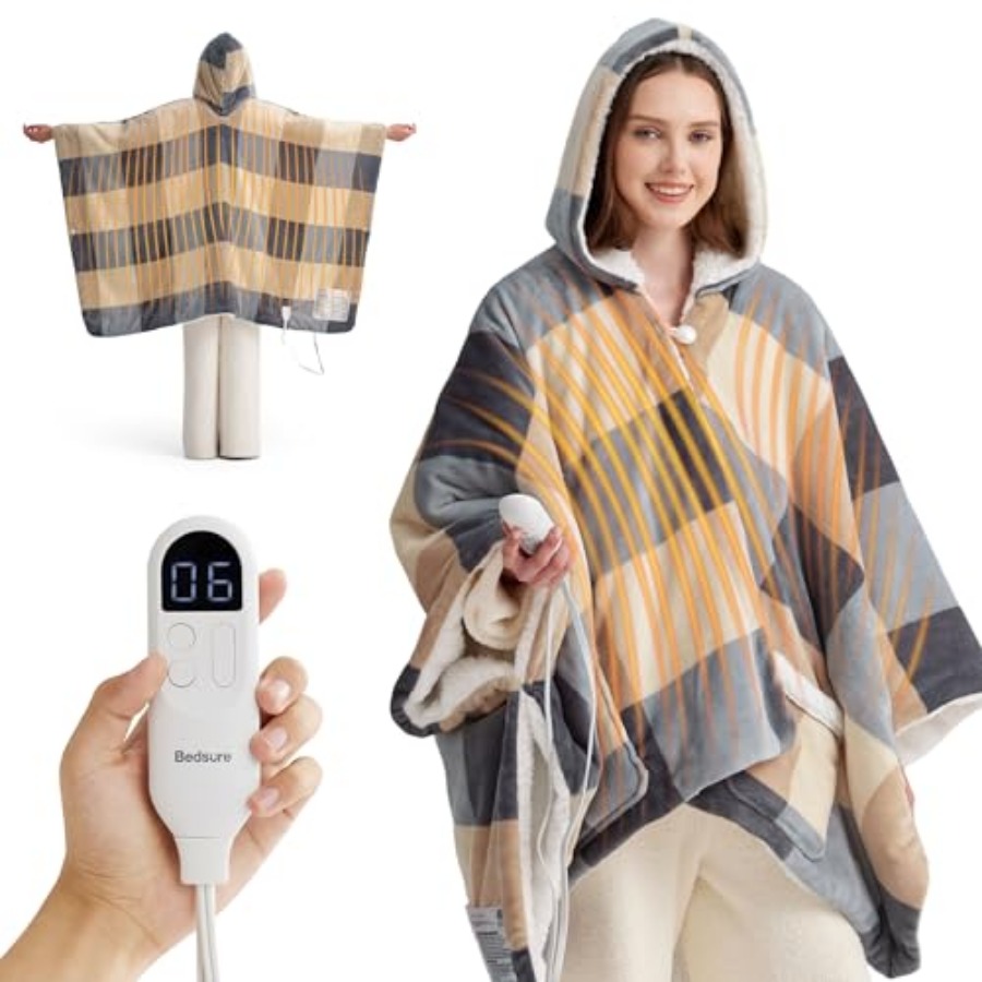 Heated Blanket Wearable Shawl  - Electric Blanket Heated avis et prix