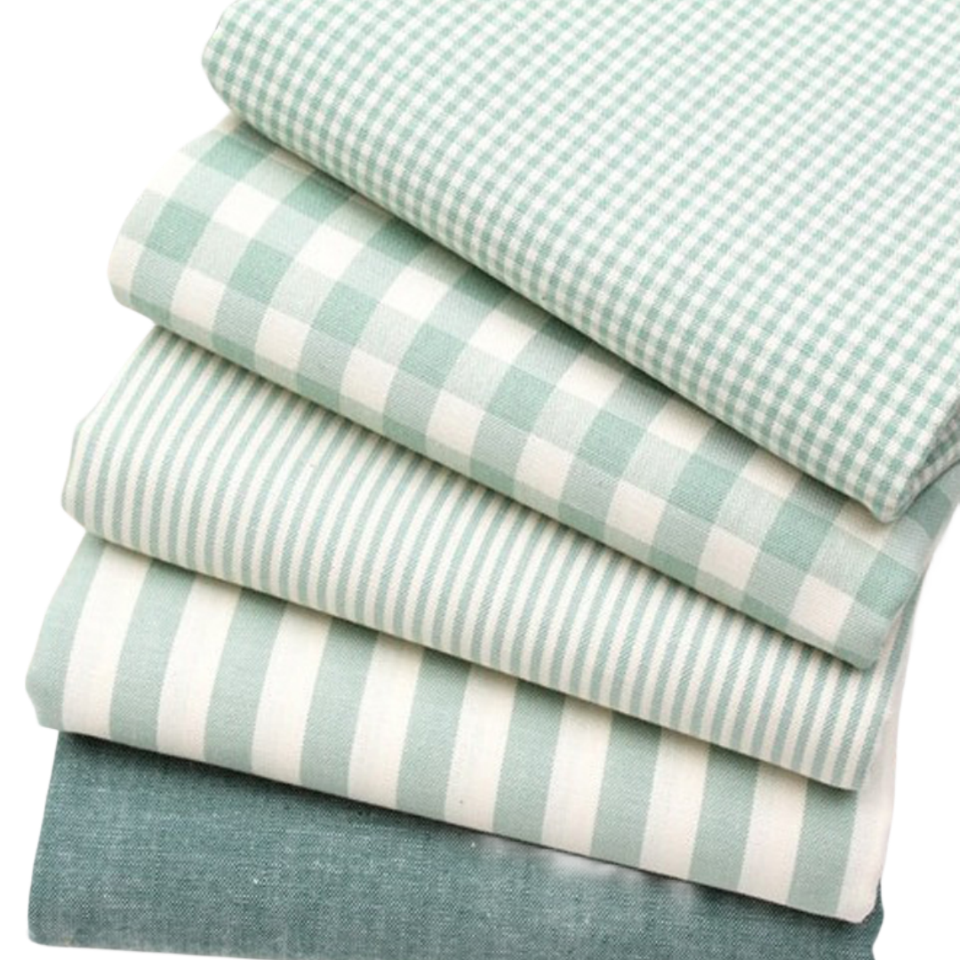 Plaid Linen Cotton Fabric Clot - Linum Home Textiles avis et prix