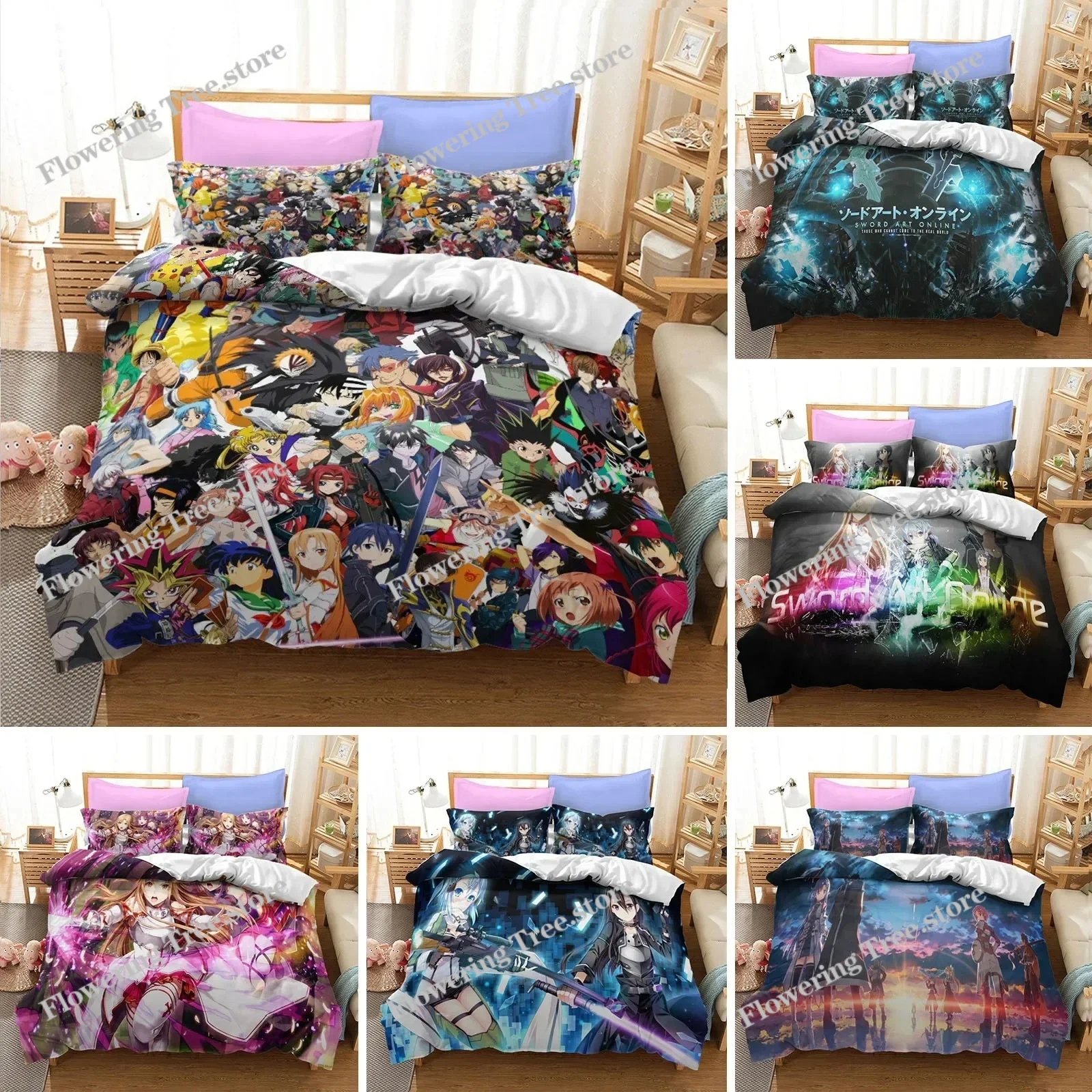Anime Sword Art Online Bedding - Home Textiles Online avis et prix