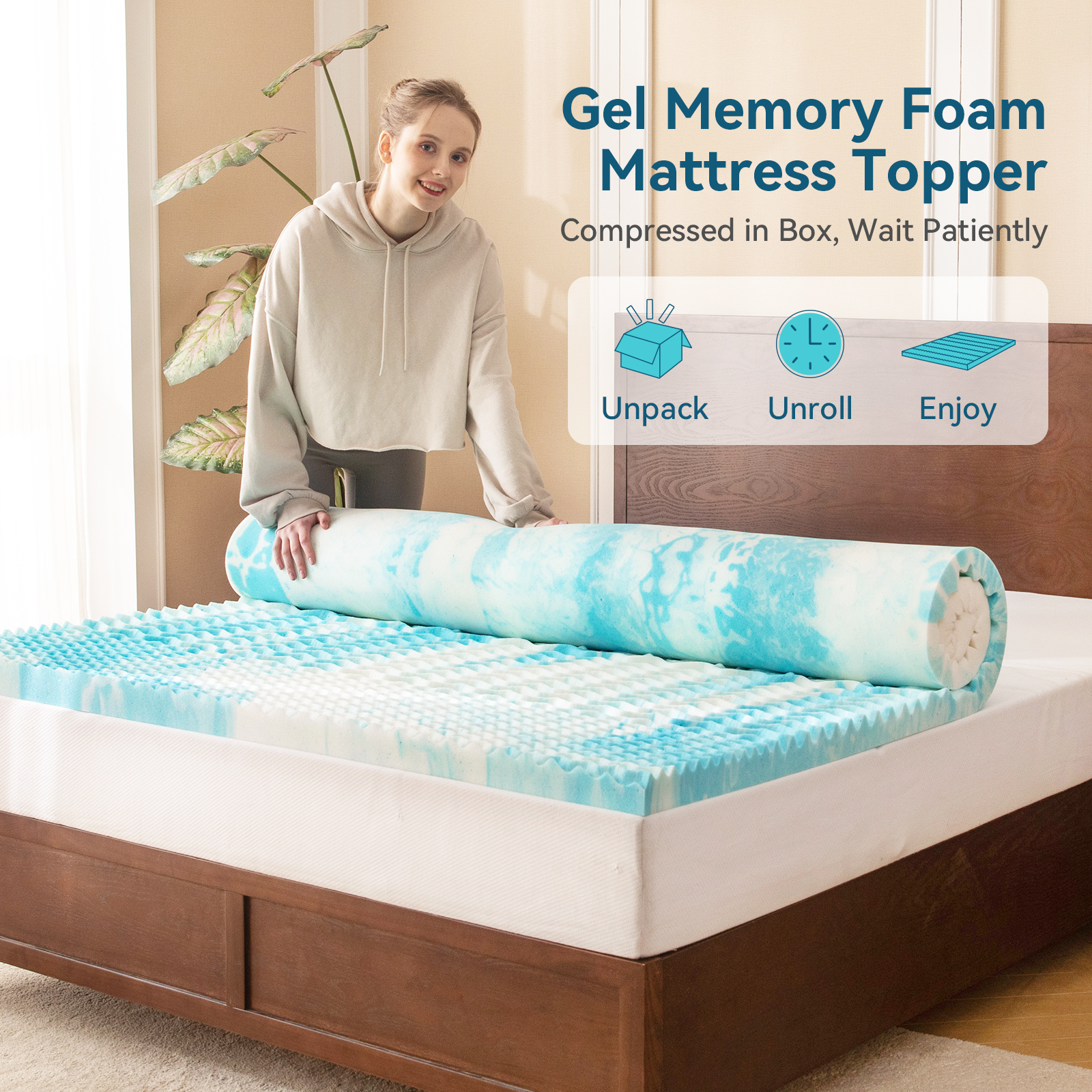 Hcore Mattress Topper, 5-Zone  - Mattress Pad Topper avis et prix