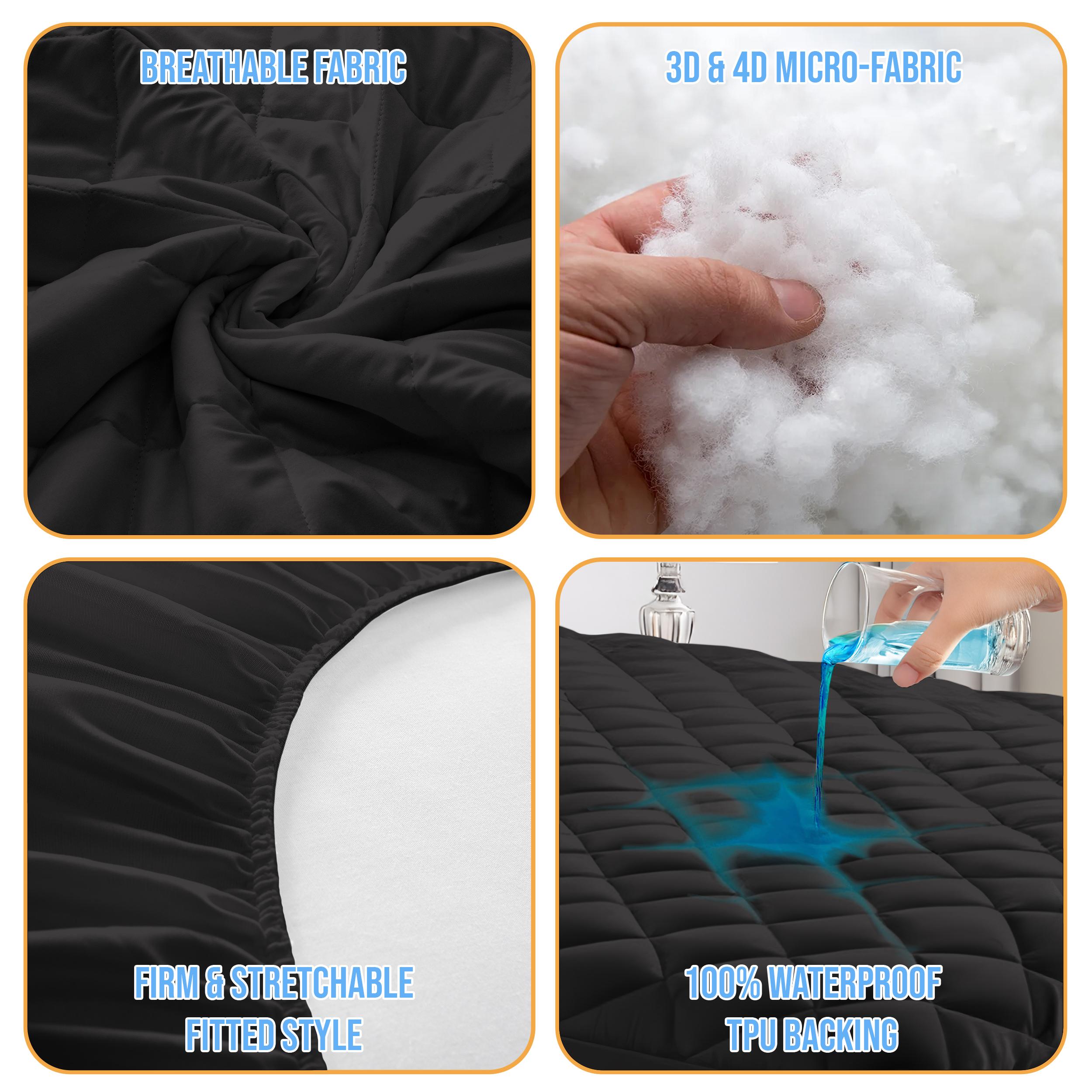 Lux Décor Quilted Mattress Pad - Mattress Pad Topper avis et prix