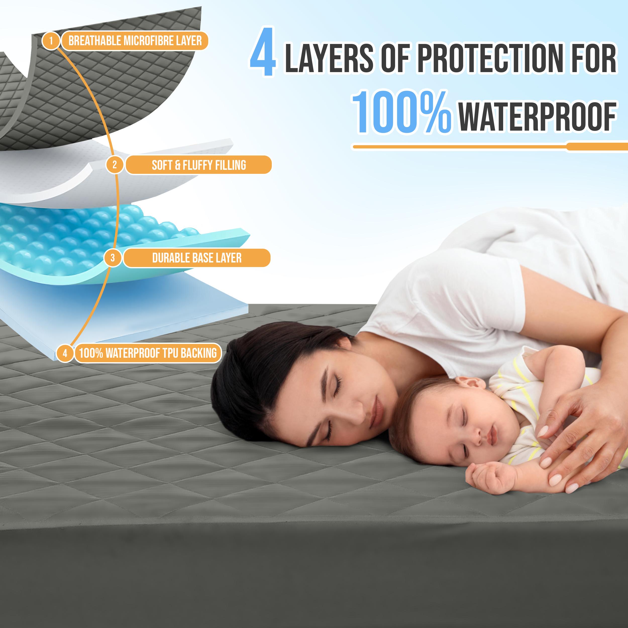 Lux Décor Quilted Mattress Pad - Mattress Pad Topper avis et prix